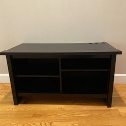 Black TV stand