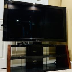 55" Samsung TV and Entertainment Stand