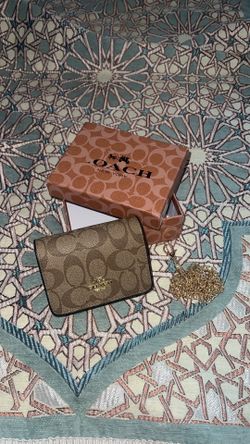 Coach Mini Wallet On A Chain