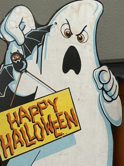 Vintage Halloween Yard Sign