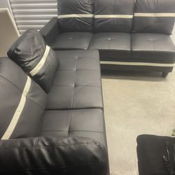 Sectional Couch With Ottoman Make Offer 