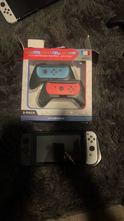 Nintendo switch with joycon adapters