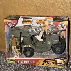 The Corps! Armored Attack Strike Vehicle Toy Car Action Figure Set Brand New In Box.