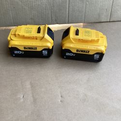 DEWALT 20-VOLT LITHIUM-ION 5 AH BATTERY 