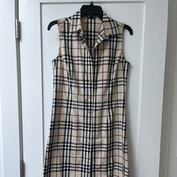 Burberry Shirt Dress (size 8)