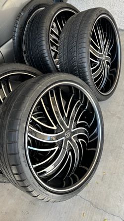 24 INCH WHEELS AND TIRES