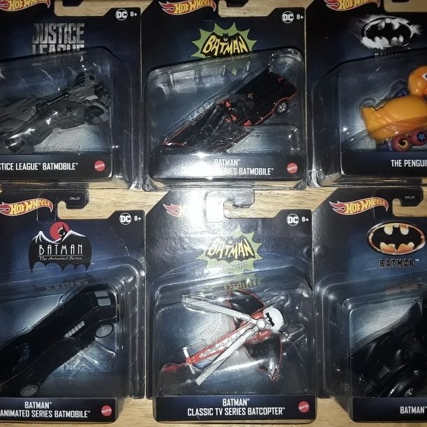HOT WHEELS 1:32 BATMAN DC COLLECTION COMPLETE SET 50