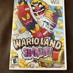 Wario Land: Shake It  Nintendo Wii Complete In Box Cib Manual Tested 