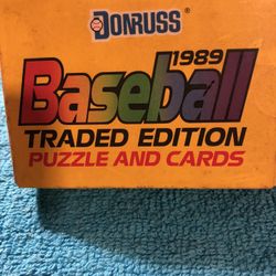 Baseball Cards:  1989 Donruss Traded Edition