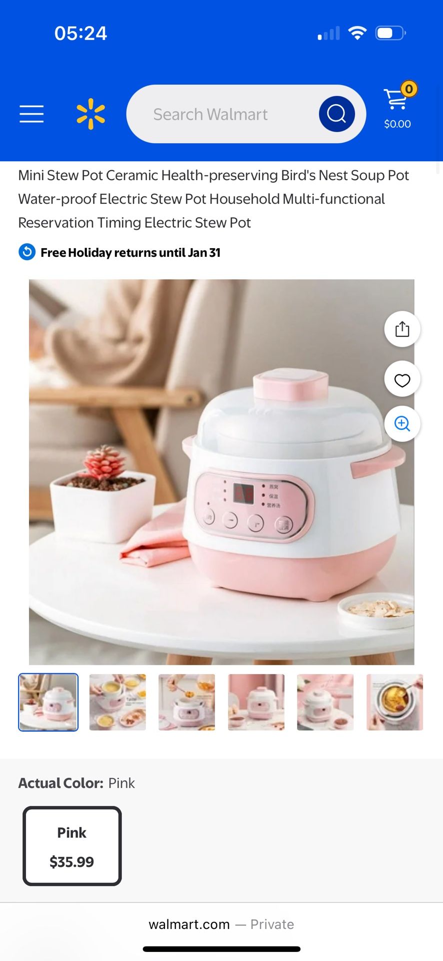 Mini Stew Pot Ceramic  For Health-preserving  Soup 