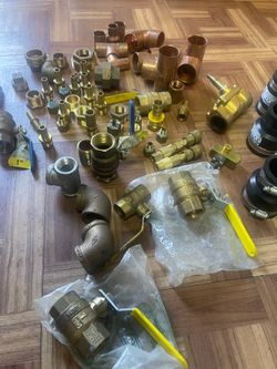 Miscellaneous plumbing fittings brass valves and fittings