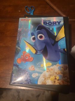 Finding dory cereal box