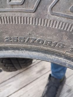 Set of 4 255/70/18