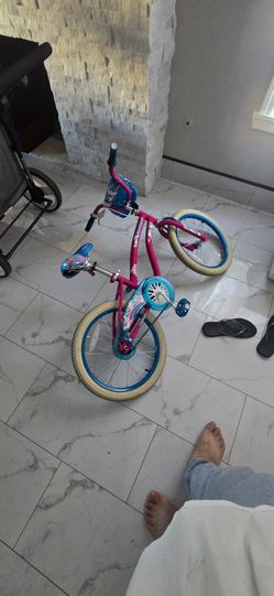 Girls Kids Bike Pink and Blue