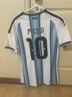 Argentina Messi 2026 World Cup Soccer Jersey SZ L
