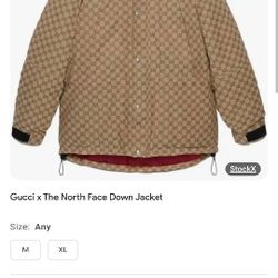 Northface Gucci Puffer Jacket 