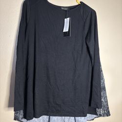 Black Lace Shirt