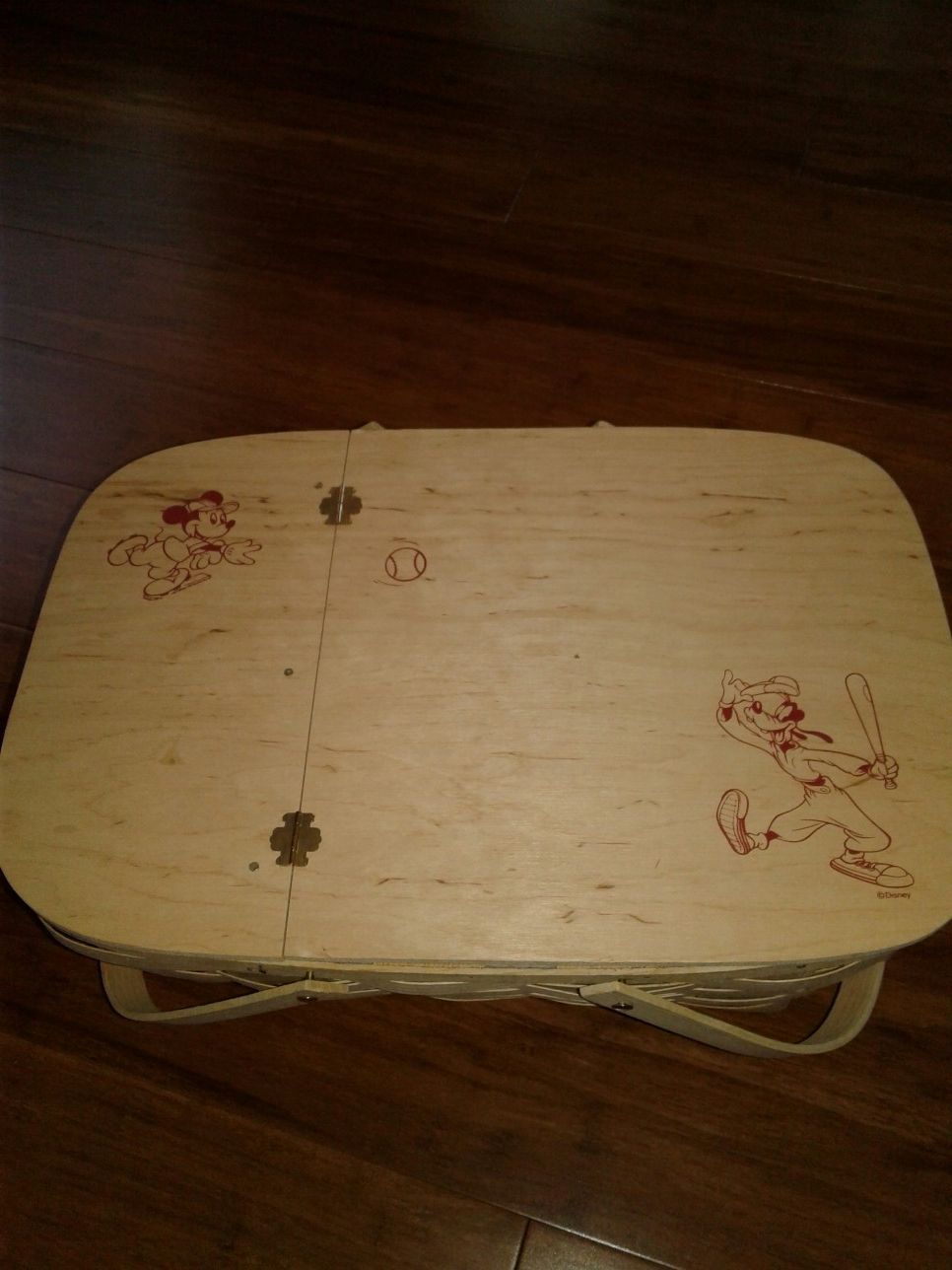 Disney Picnic Basket Vintage