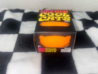 Needoh orange cool cat