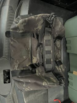 Brown Buffalo Duffel bag Multicam Black