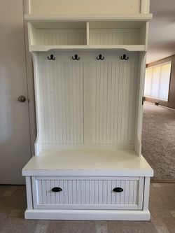 Hall Tree 40” Wide with Bench
