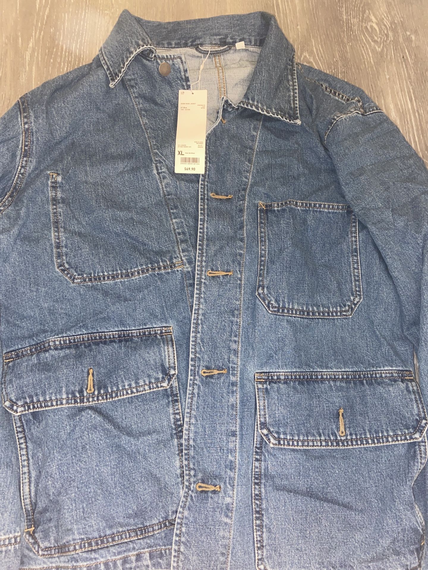 Uniqlo U Worker Denim Jacket XL