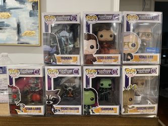 Guardians Of The Galaxy Vol 1 Funko Pop Bundle 8 Total Pops