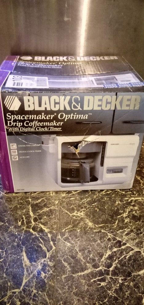 Black And Decker Space Maker Optima W Digital Clock& Timer