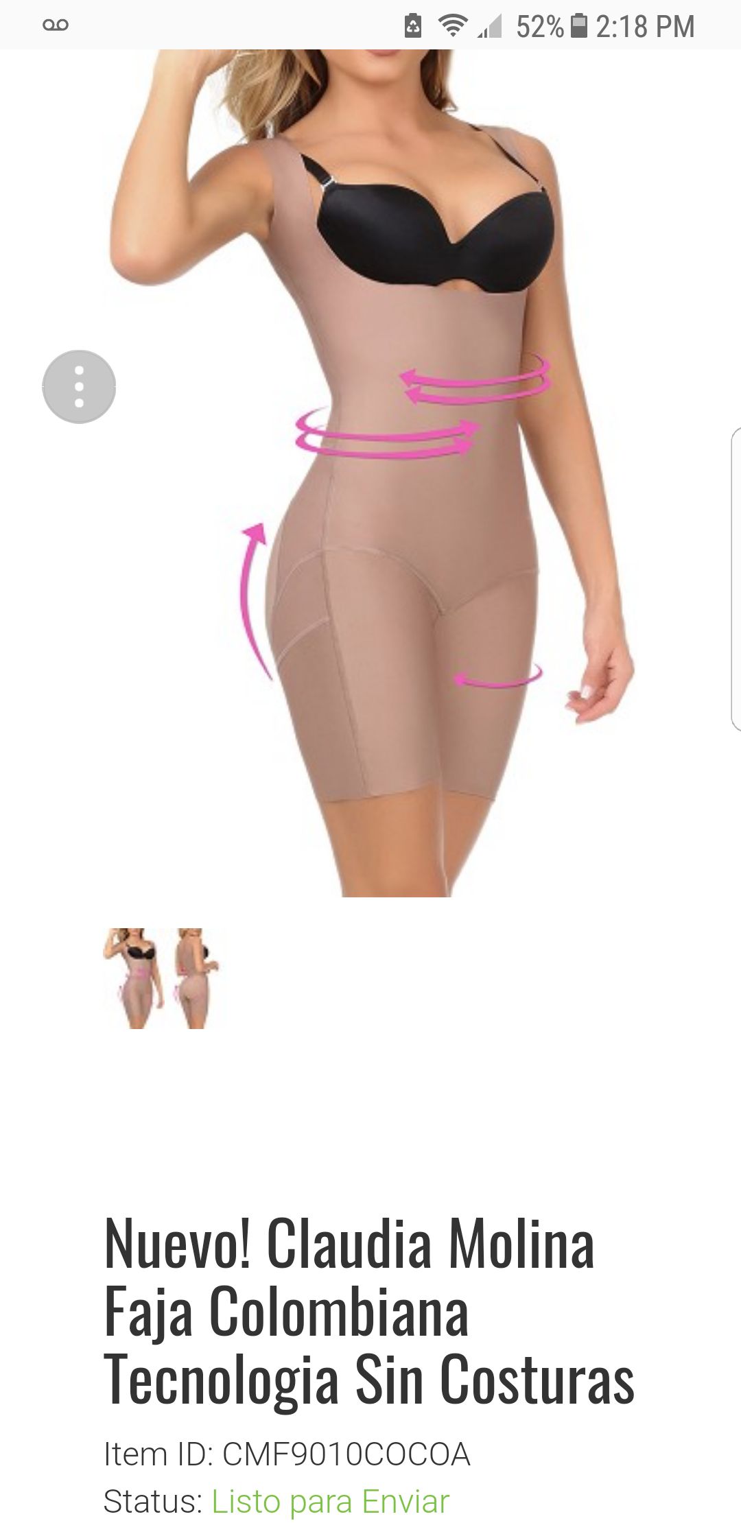 Claudia Molina faja (shareware) size: L