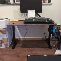 Ikea Mittzon Desk With Sit/Stand riser 47 Inch Desk