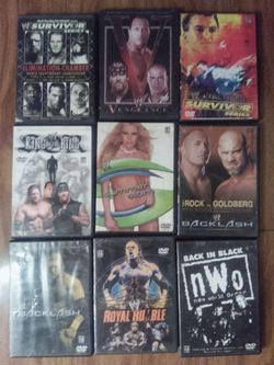 WWE PPV DVD's