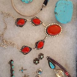 Silver And Turquoise Jewelry 