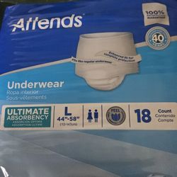 Attends Adult Diaper LARGE