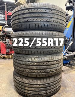 Four 225/55R17 Starfire Tires