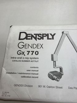 Gendex GX-770 Dental X-Ray Unit - Complete Wall-Mount System (As-Is) 1/2 (2002)