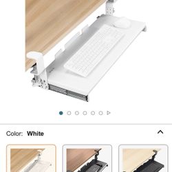 Clamp On Adjustable keyboard holder