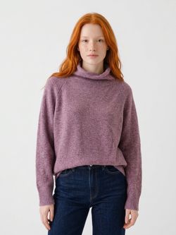 Ava & Viv purple lavender turtleneck relaxed fit sweater, size 1X