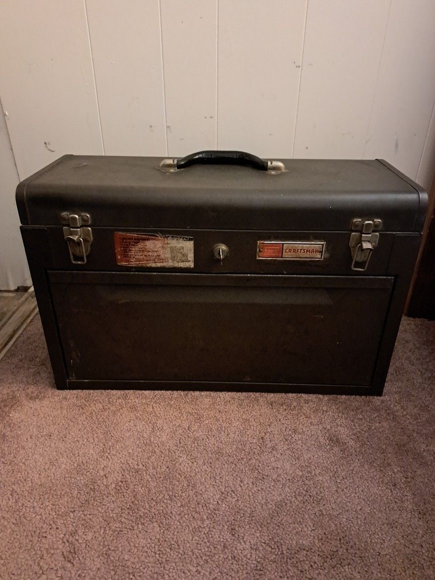 Vintage Craftsman 7 Drawer Machinist Tool Chest 50 Obo