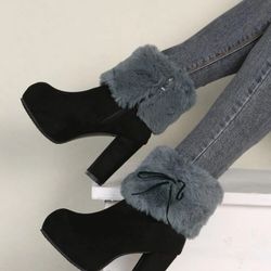 Beautiful Fur Boots Size 6 See My Page For More 