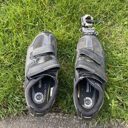 Shimano Bike Shoes And Pedals 