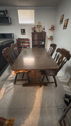 Table And 5 Chairs