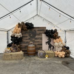 Western Theme Backdrop Tents 