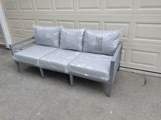 Outdoor patio deep seating couch