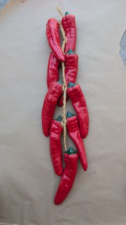 Ceramic Hanging Peppers