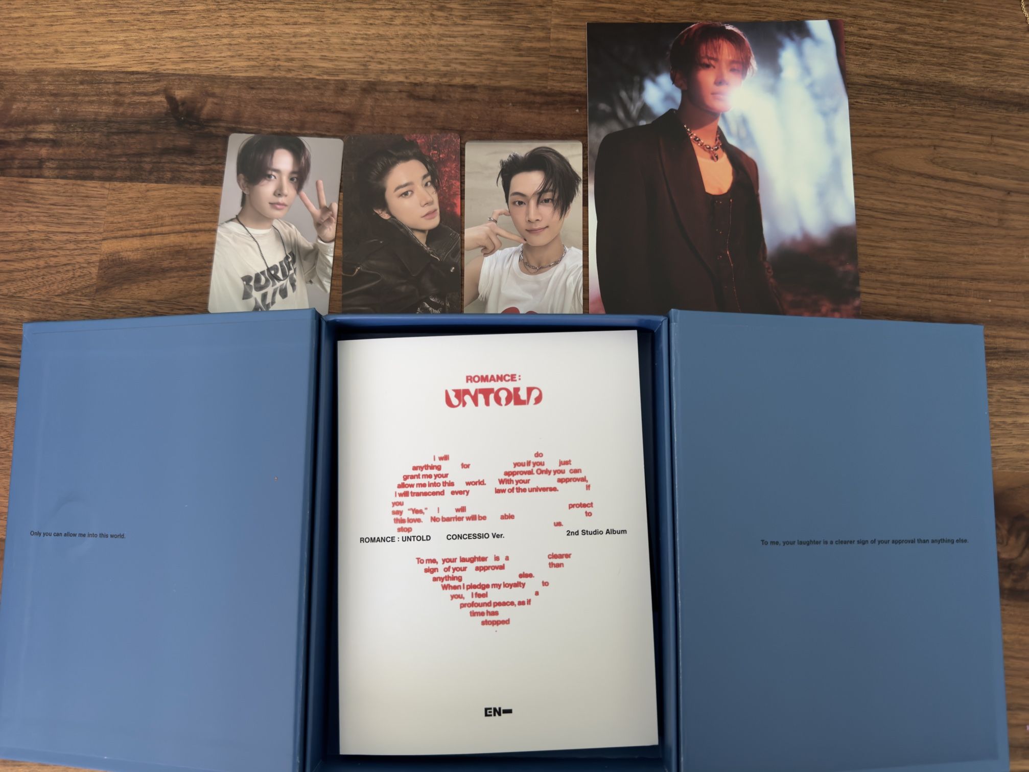 Enhypen Romance Untold Album With Heeseung Jay Jake Photocards