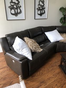 Leather Sectional