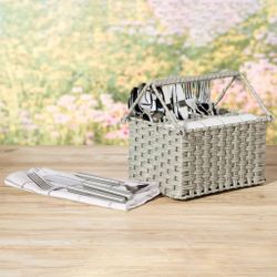Oneida 24-piece Flatware Set with Caddy