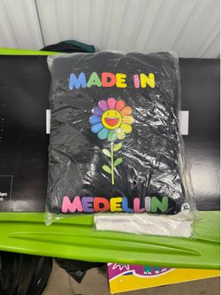 TAKASHI MURAKAMI x J BALVIN POM HOODIE (Medellin/multi) SZ: XL