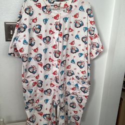 Vintage PJ—-Onesie For Adult