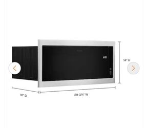 New built in microwave in box Stainless steel